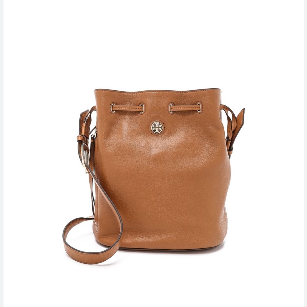 Tori Burch Brown Bucket Bag